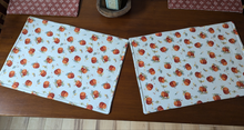 Load image into Gallery viewer, Pair of 2 Cotton Reversible Placemats
