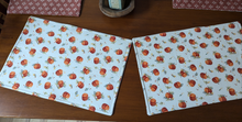 Load image into Gallery viewer, Pair of 2 Cotton Reversible Placemats
