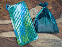 Load image into Gallery viewer, Hand crotchet cotton dish/washcloth soap bundle
