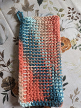 Load image into Gallery viewer, Hand crotchet cotton dish/washcloth.
