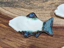 Load image into Gallery viewer, Mini fish pottery spoon/chopstick rests /jewelry
