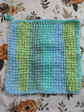 Load image into Gallery viewer, Hand crotchet cotton dish/washcloth.
