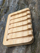 Load image into Gallery viewer, Wood self draining soap dish
