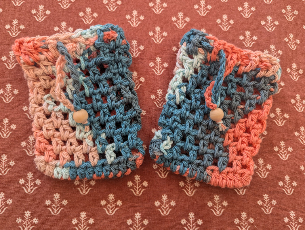 Cotton Crotchet Soap Bag