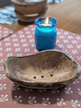 Load image into Gallery viewer, Large Rustic Olive Wood Soap Dish
