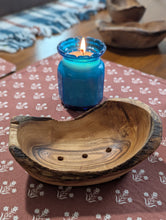 Load image into Gallery viewer, Large Rustic Olive Wood Soap Dish
