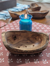 Load image into Gallery viewer, Large Rustic Olive Wood Soap Dish
