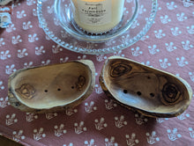 Load image into Gallery viewer, Rustic Olive Wood Soap Dish
