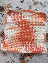 Load image into Gallery viewer, Hand crotchet cotton dish/washcloth.

