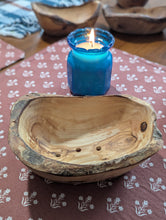 Load image into Gallery viewer, Large Rustic Olive Wood Soap Dish
