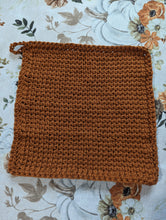 Load image into Gallery viewer, Hand crotchet cotton dish/washcloth.
