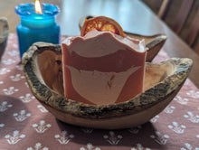 Load image into Gallery viewer, Large Rustic Olive Wood Soap Dish
