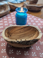 Load image into Gallery viewer, Large Rustic Olive Wood Soap Dish
