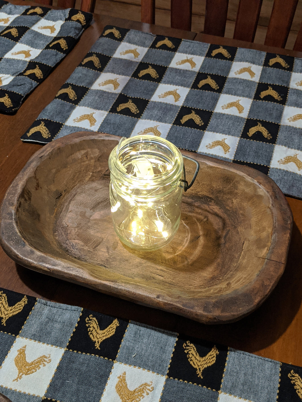 Large waxed dough bowls