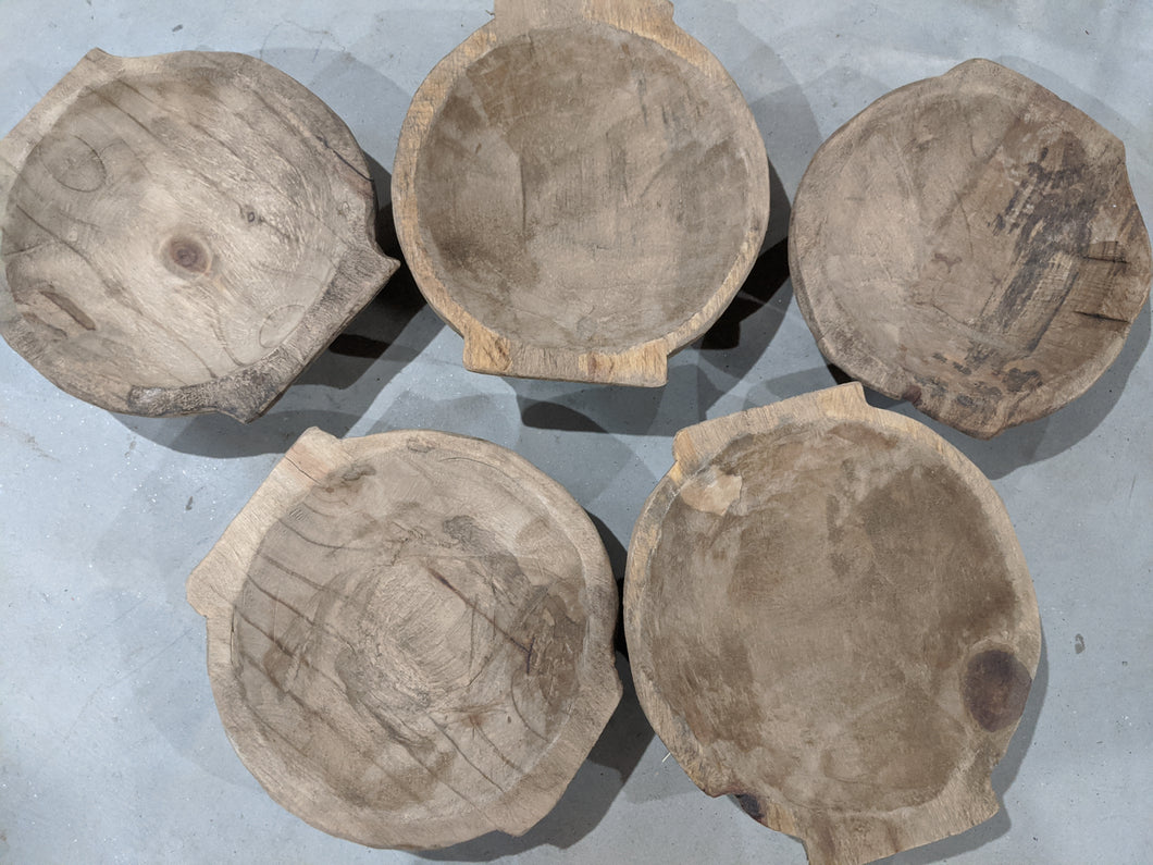 SALE Med round dough bowls