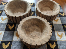 Load image into Gallery viewer, SALE Ridgy Round Dough Bowl
